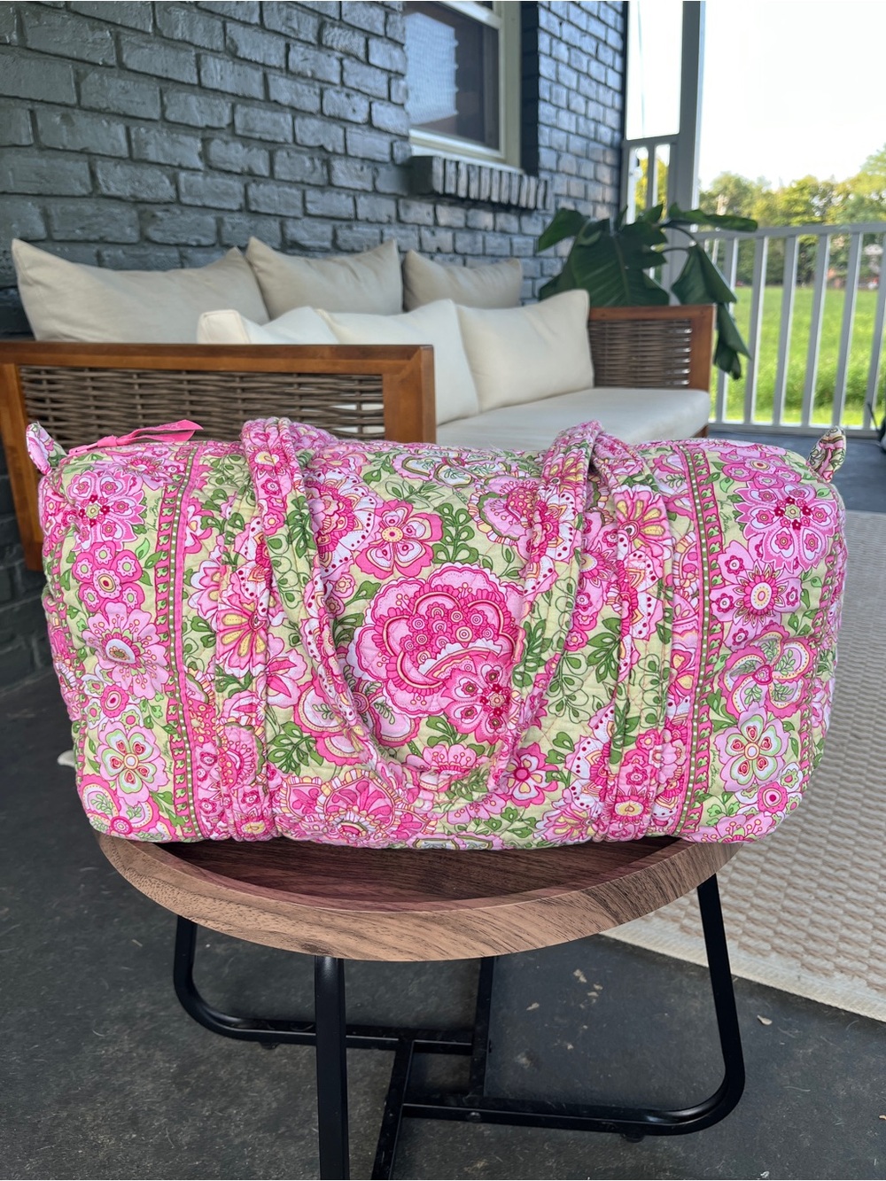 Vera Bradley Petal Pink Small Duffel Bag